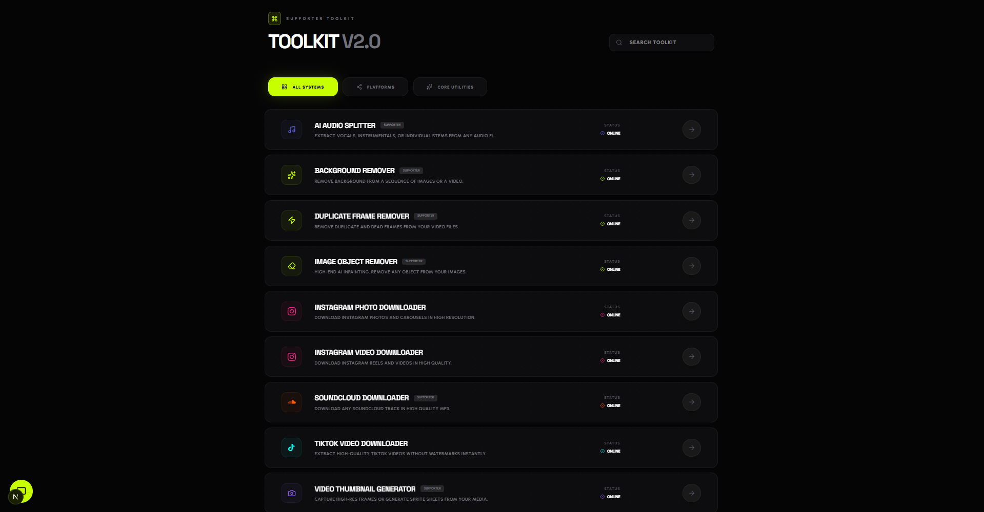 Tools Preview
